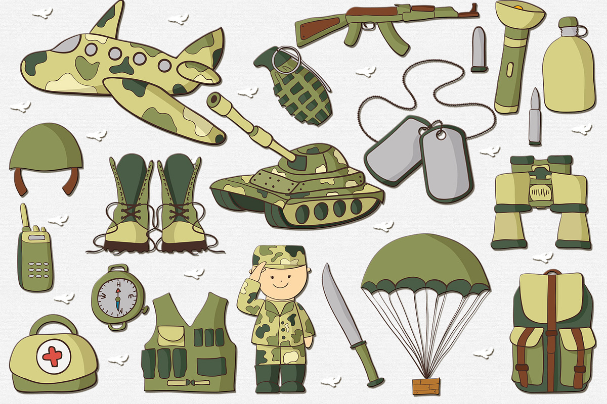 Army Pack, an Illustration by clipick (Photo 2 of 5)