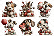 Whimsical Easter Dog Clipart, an Illustration by Black Bird Studio (Thumbnail 3 of 6)