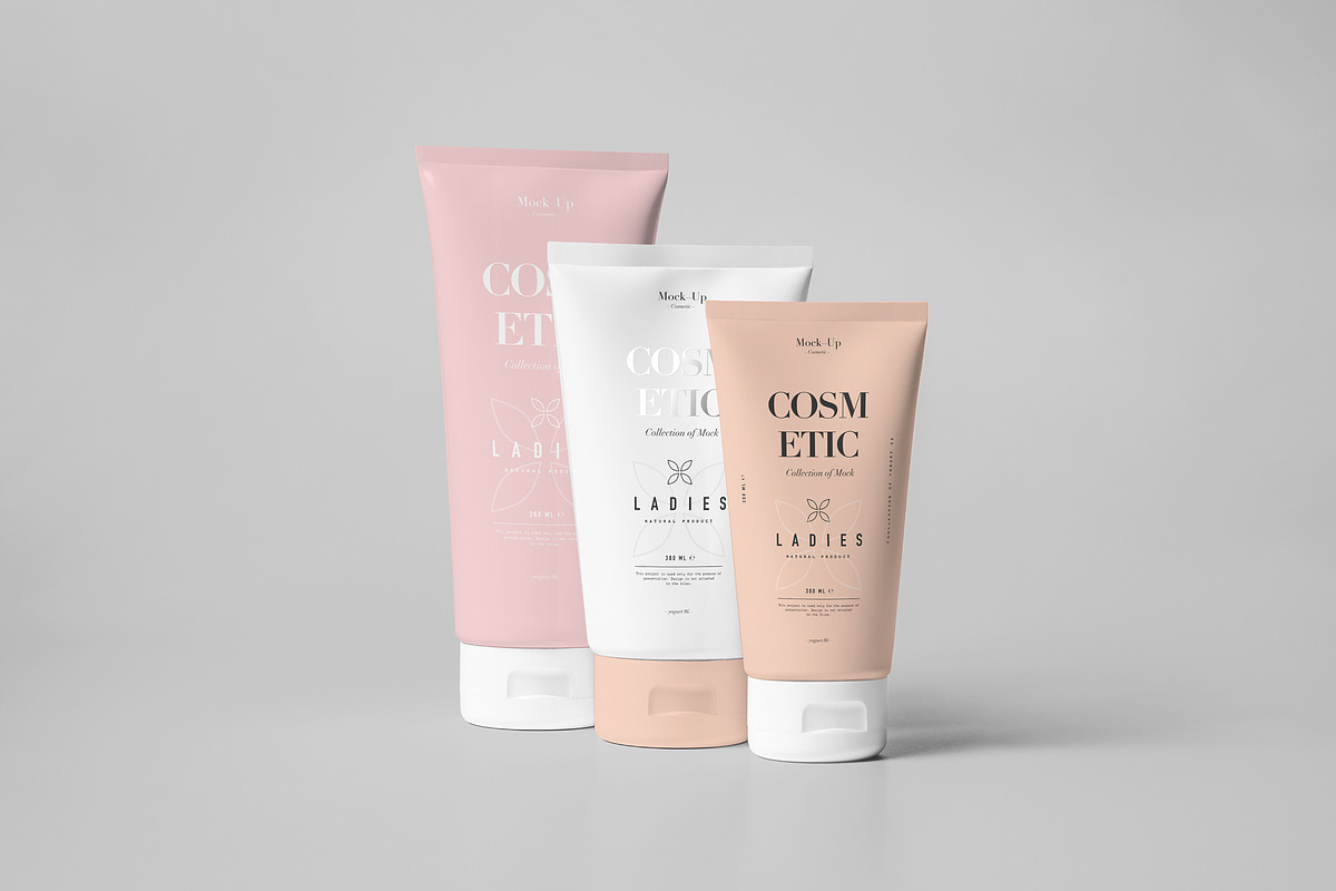 Cosmetic Tube & Box Mock-up, a Packaging Mockup by Yogurt86 (Photo 6 of 8)