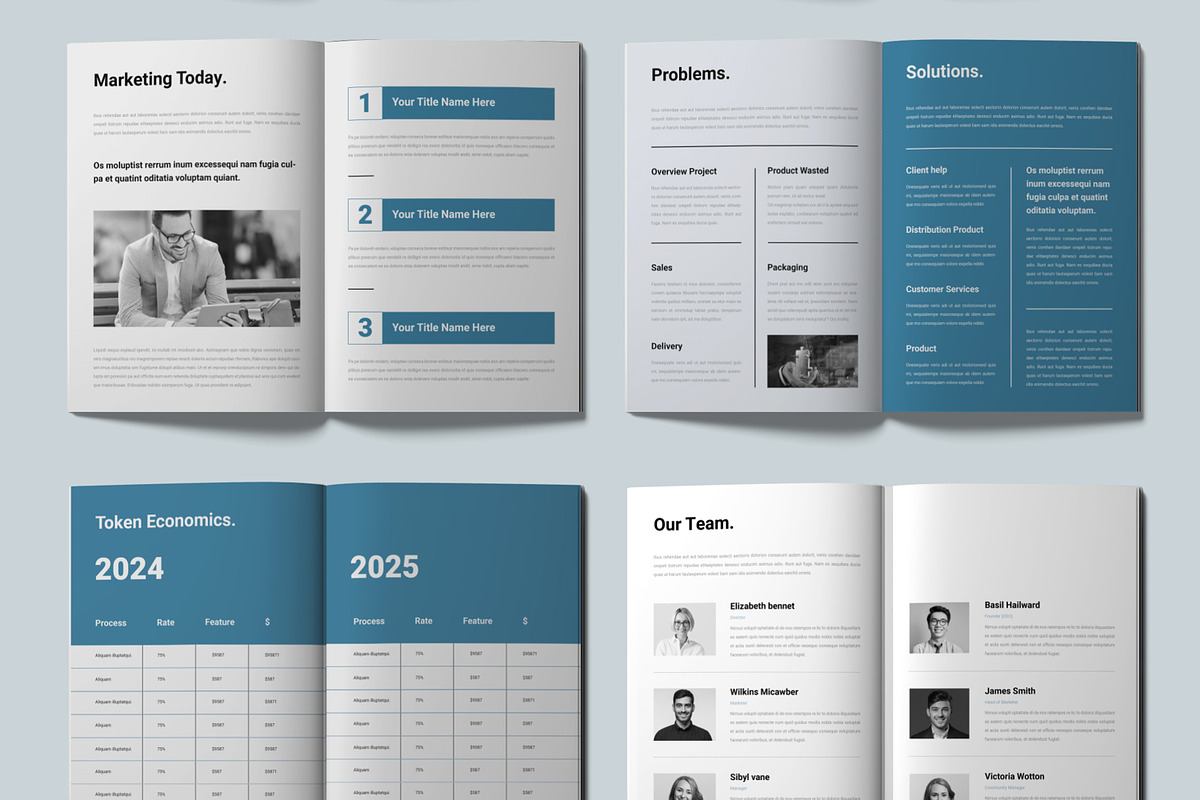 White Paper Template, a Brochure Template by ContestDesign (Photo 3 of 4)