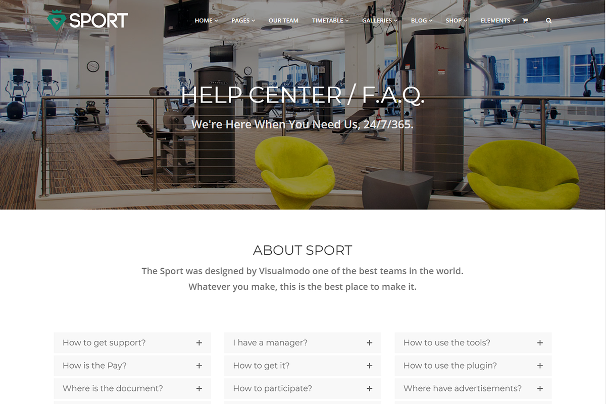 Sport Team & Athlete WordPress Theme, a WordPress Template by Visualmodo (Photo 20 of 21)