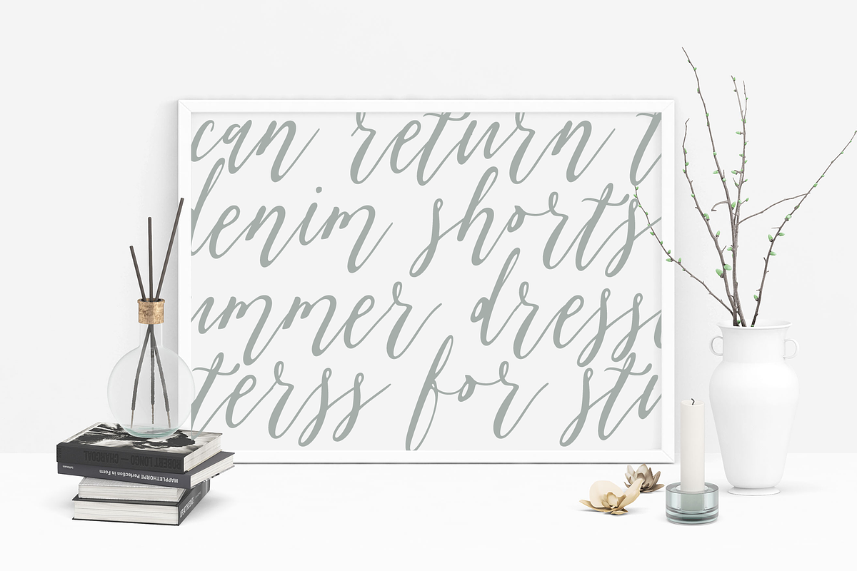 Olis — handmade font family preview 5