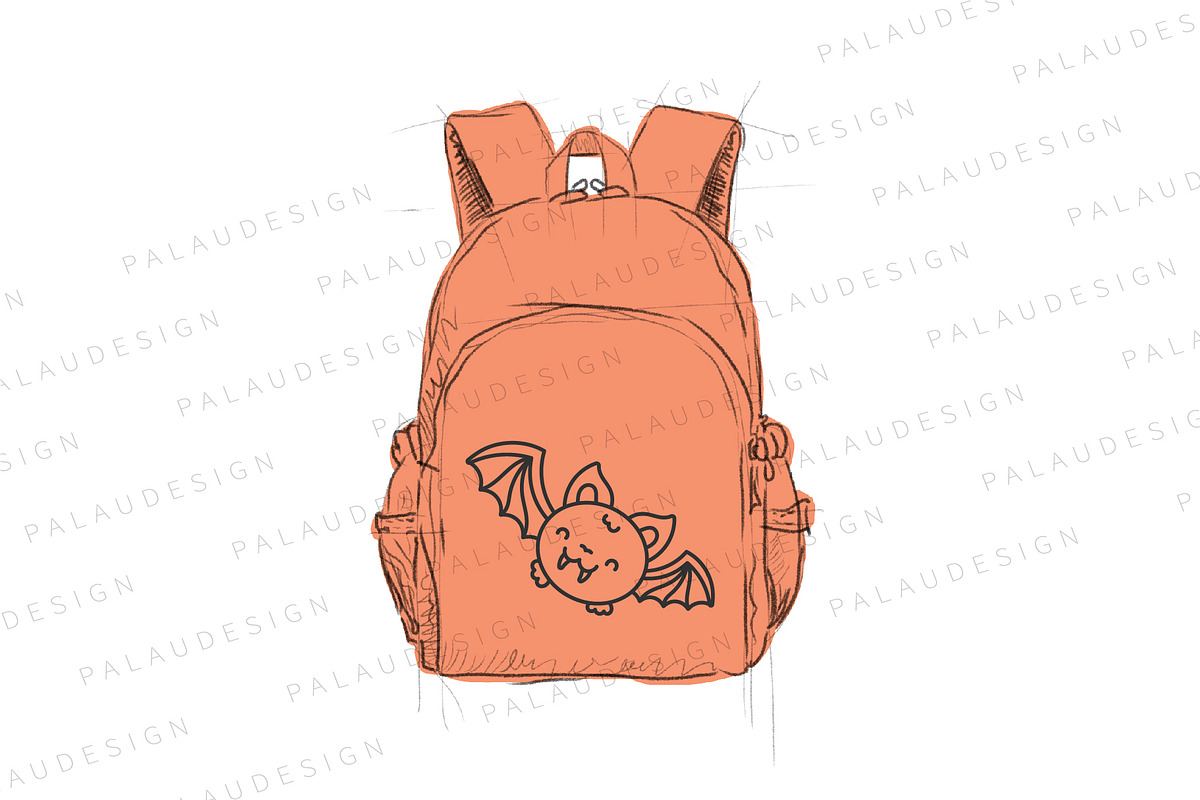 Bat Halloween Clipart Set, an Animal Illustration by Palau (Photo 3 of 12)