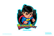 Cartoon Superhero Mascot Logo, a Branding & Logo Template by Kongstones_std (Thumbnail 5 of 5)