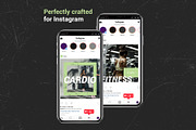 FITNESS & GYM - instagram template, a Social Media Template by Digital Breath templates (Thumbnail 4 of 6)
