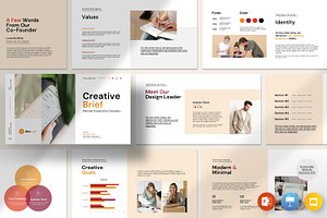 Creative Brief Presentation Template, a Presentation Template by evgenystudio