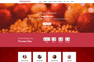 LT Joyful WordPress Christmas Theme