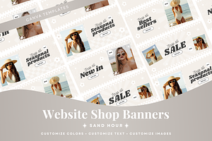 Neutral Shopify Website Banners