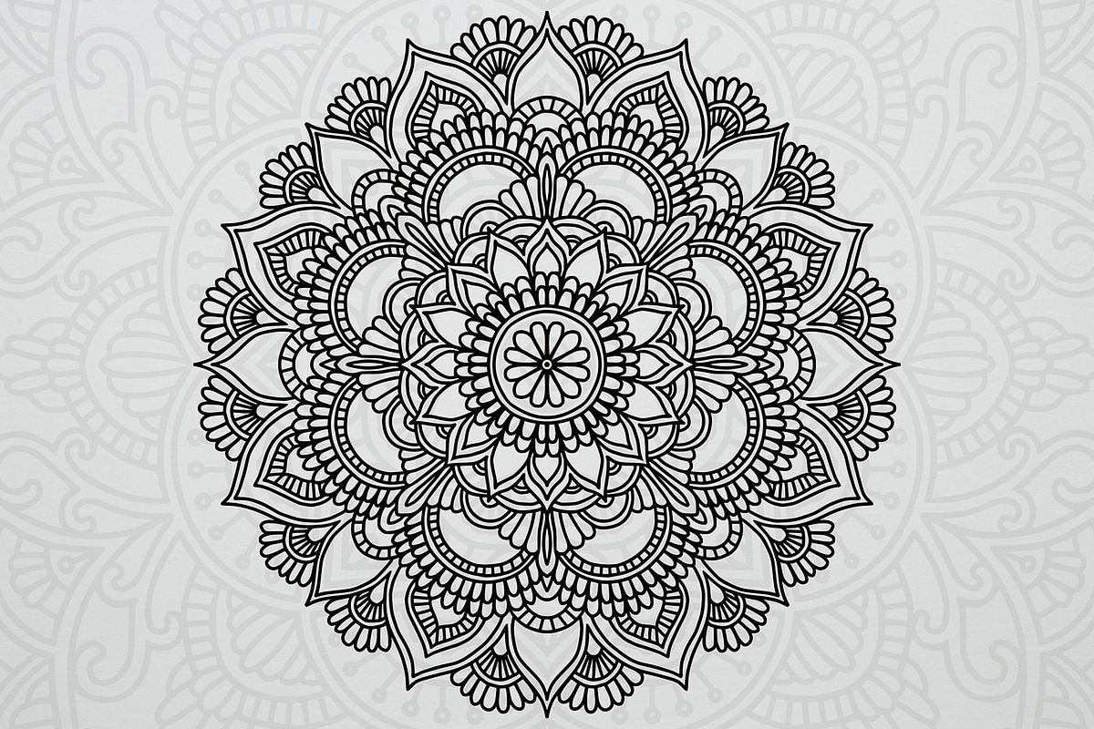 Mandalas set, a Decorative Illustration by Krolja (Photo 7 of 9)