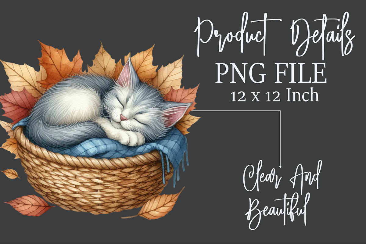 Watercolor Serene Autumn Day Clipart, an Illustration by Rose Art (Photo 7 of 7)