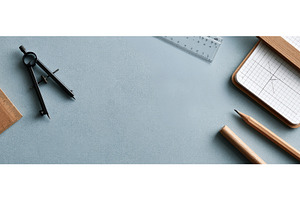Architectural Drafting Tools with, a School & Education Photo by piter.goskov