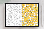 Fruit & Vegetable Pattern Brushes, a Brush Add-On by Mari_Caliart (Thumbnail 2 of 14)