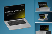 Laptop Mockup, a Mac Mockup by Pixel_Vision_Store (Thumbnail 1 of 5)