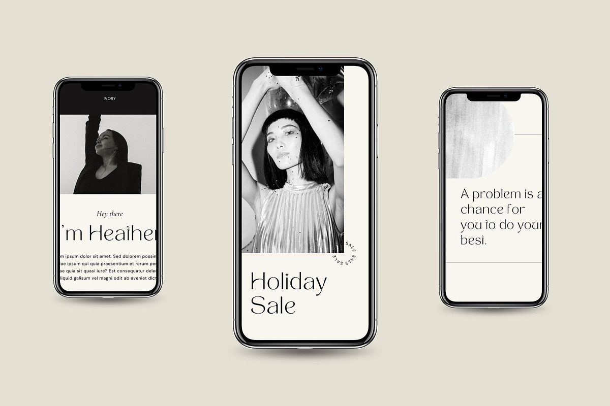 Instagram Canva Templates | Ivory, a Social Media Template by BoldNStudio (Photo 7 of 7)