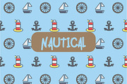 Icon patterns bundle/8 Themes/50%off, a Pattern Graphic by MikeHill (Thumbnail 7 of 12)