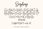 Simphony, a Script Font by Gatype (Thumbnail 7 of 9)
