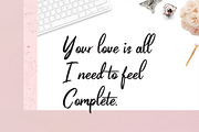 Pinkalova - Handwritting Script Font, a Script Font by FHFont (Thumbnail 6 of 8)