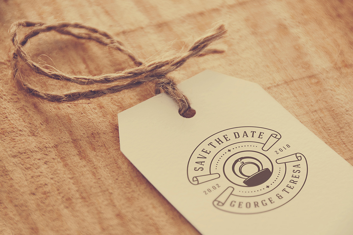 18 Wedding Logos and Badges, a Branding & Logo Template by Vasya Kobelev (Photo 8 of 15)