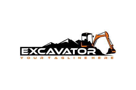 Excavator Logo Template, a Branding & Logo Template by TFamz