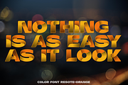 Color fonts ResotE-Fruits, a Font by glukfonts (Thumbnail 1 of 9)