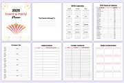 2025 Event & Party Planner Canva Kdp, a Stationery Template by Mustafiz (Thumbnail 2 of 7)