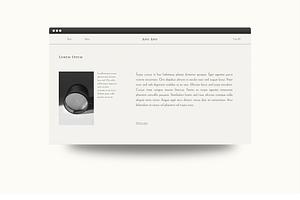 Apo - Squarespace Website Template