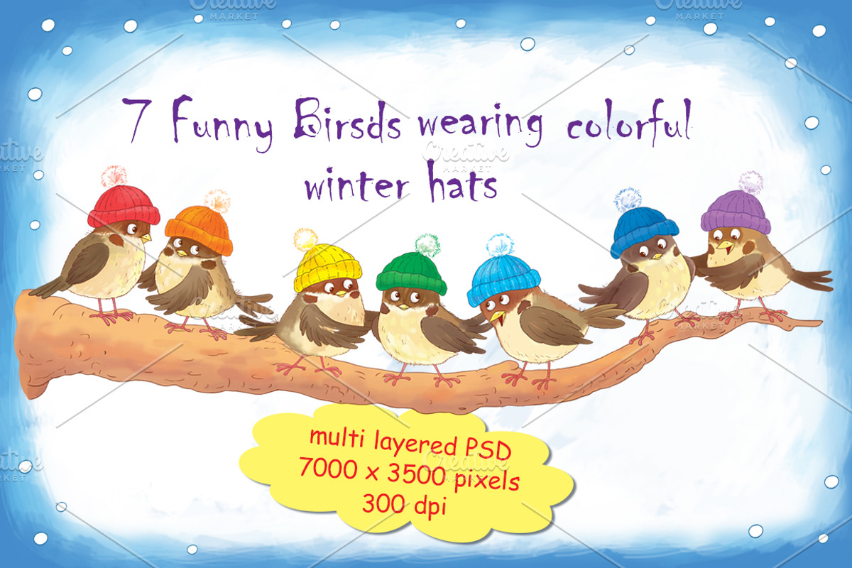 Christmas and New Year collection, a Decorative Illustration by Haso (Photo 3 of 6)