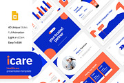 Icare Healthcare Google Slide, a Presentation Template by Loin Studio (Thumbnail 1 of 5)