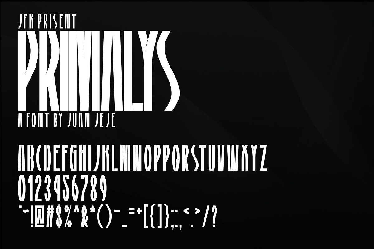 Primalys | Tall Font preview 4