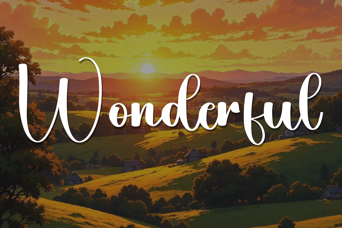 Vintage, a Handwritten Font by InermediaSTUDIO (Photo 6 of 9)