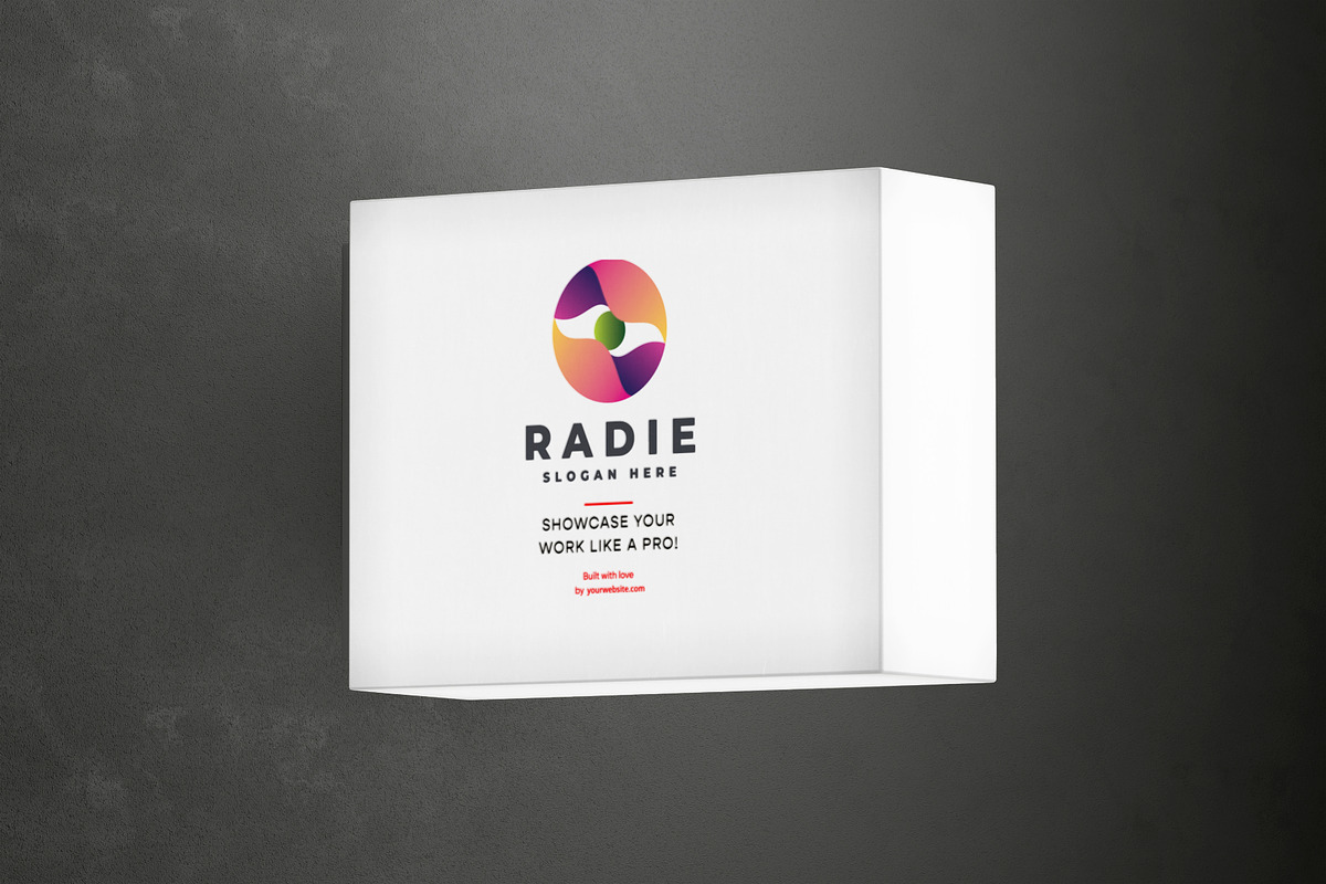 Radie Abstract Circle Logo, a Branding & Logo Template by Design_Planet (Photo 2 of 2)