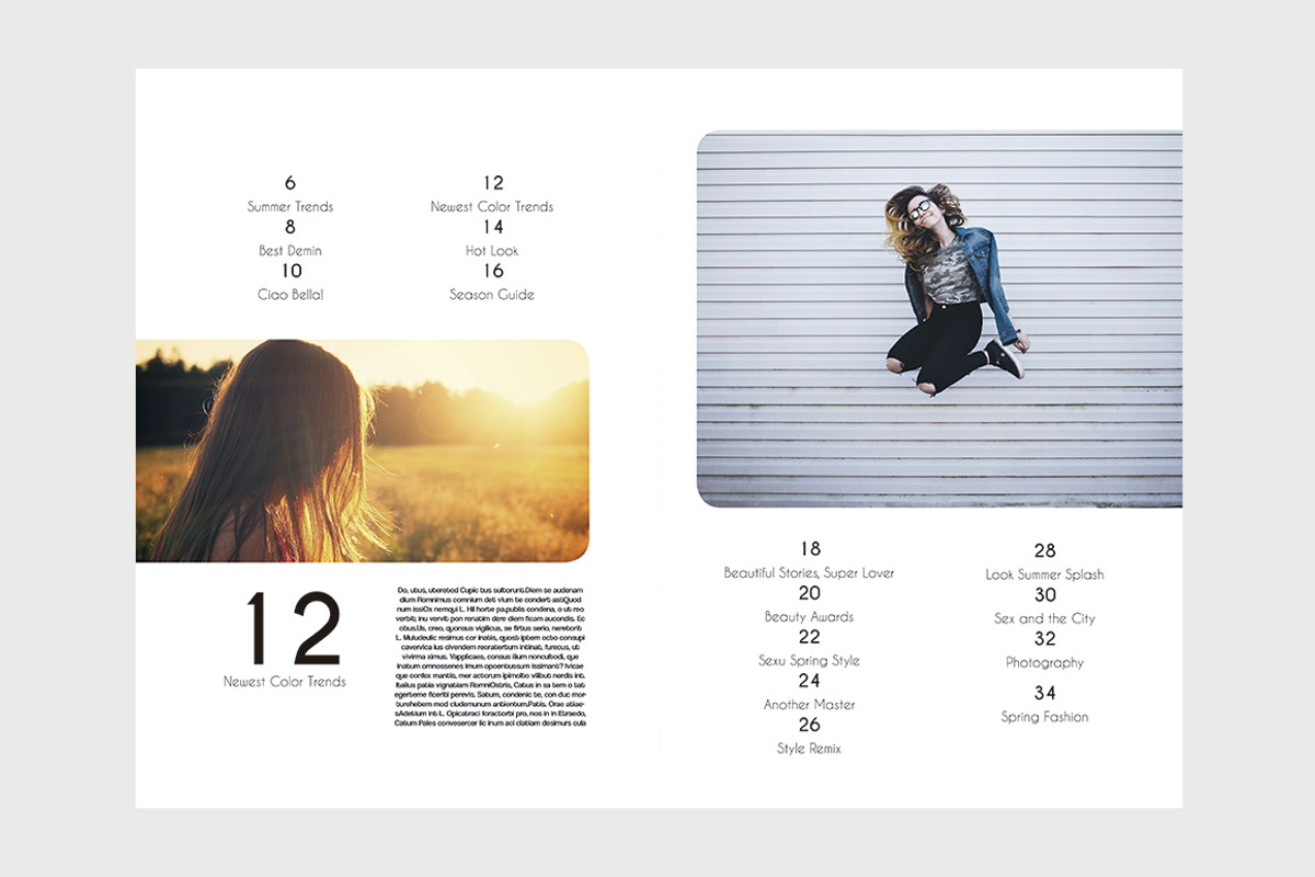 Mon Amour Magazine, a Magazine Template by N A N D U Z D E S I G N (Photo 3 of 15)