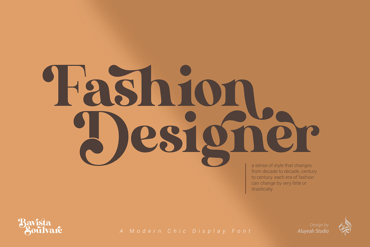 Bavista Soulvare, a Font by Aluyeah Studio (Photo 2 of 15)