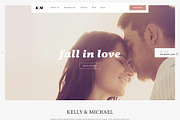 K&M - Wedding Website PSD Design, a Websites & App Template by ColorByt (Thumbnail 2 of 4)