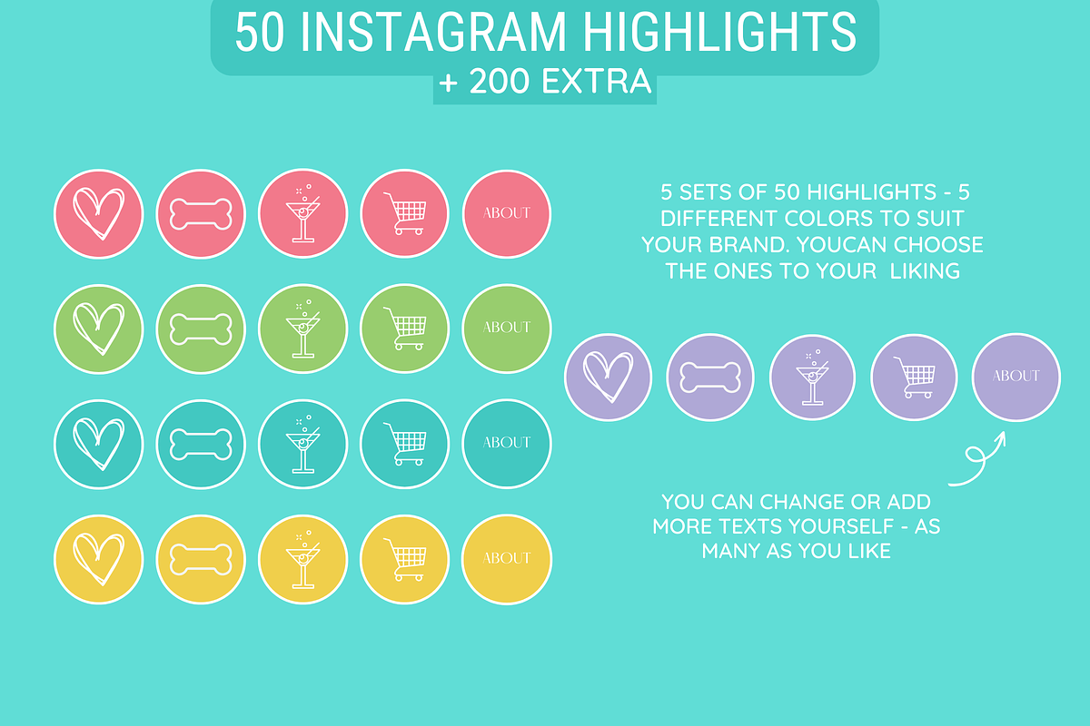 Colorful Instagram Template Bundle, a Social Media Template by SunshineStudioBoutique (Photo 7 of 10)