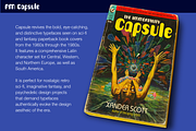 PM Capsule Classic Sci-Fi Font, a Sans Serif Font by Paper Moon Graphic Supply (Thumbnail 2 of 6)