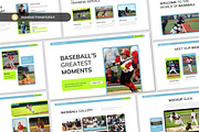 Baseball Presentation Slides, a Presentation Template by Antstheme (Thumbnail 1 of 2)