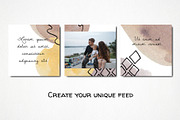 Boho instagram puzzle template, a Social Media Template by LyubovZaytseva (Thumbnail 5 of 6)
