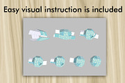 5 Ornamental Gift Сandy-Boxes - PDF, a Print Template by Kseniya-Omega (Thumbnail 5 of 6)