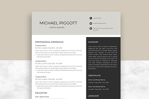 Resume/CV, a Resume Template by Anjum Ilyas