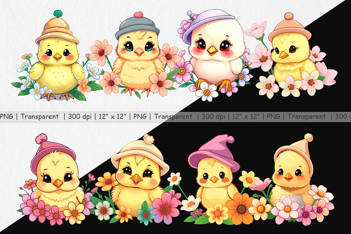 Easter Chick Clipart, a Graphic by Artnoy (Photo 2 of 5)