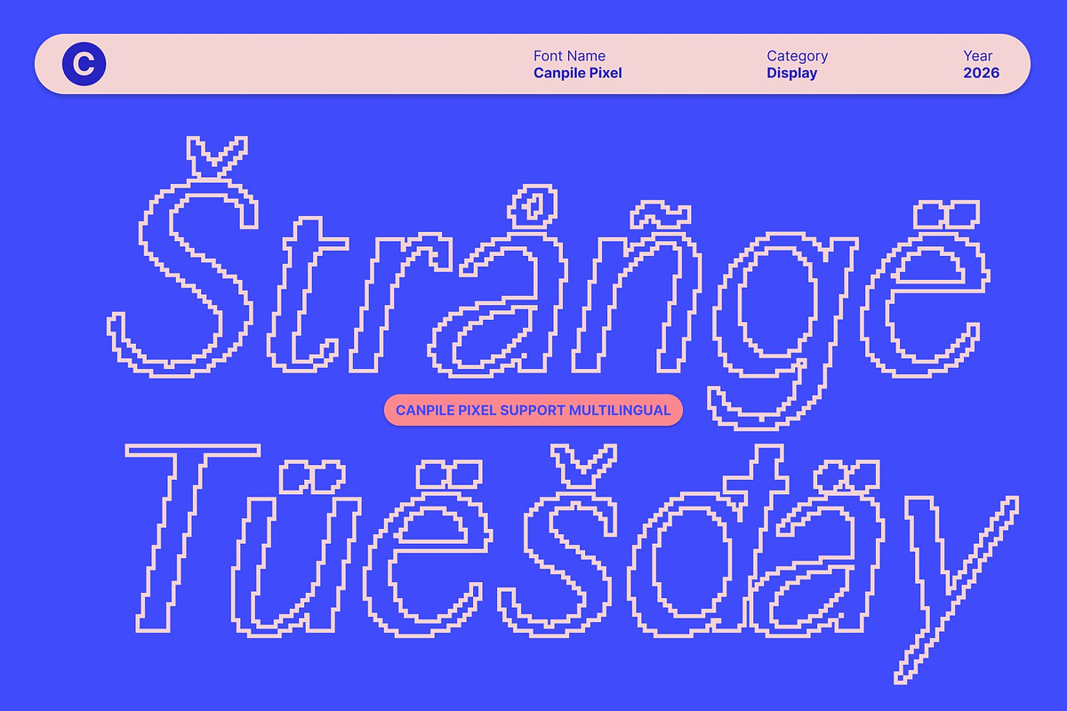Canpile Pixel, a Sans Serif Font by Craft Supply Co. (Photo 7 of 8)