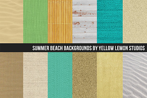 Summer beach Textured backgrounds