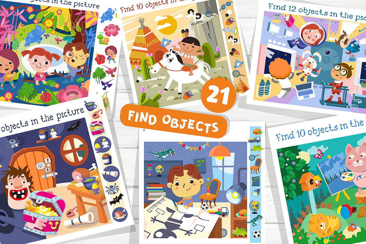 Funny Activities for Kids Book 2, an Education Illustration by ArtyCats (Photo 5 of 10)