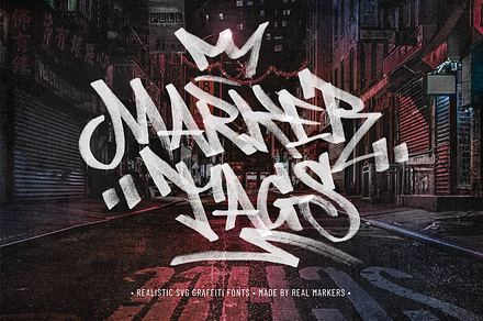 Graffiti Inspired | Marker Tags SVG