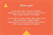 Silent Night | Handwritten Script, a Script Font by Dylan Roop Design Co. (Thumbnail 3 of 8)