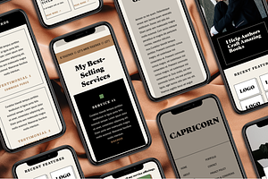 Capricorn Squarespace Template