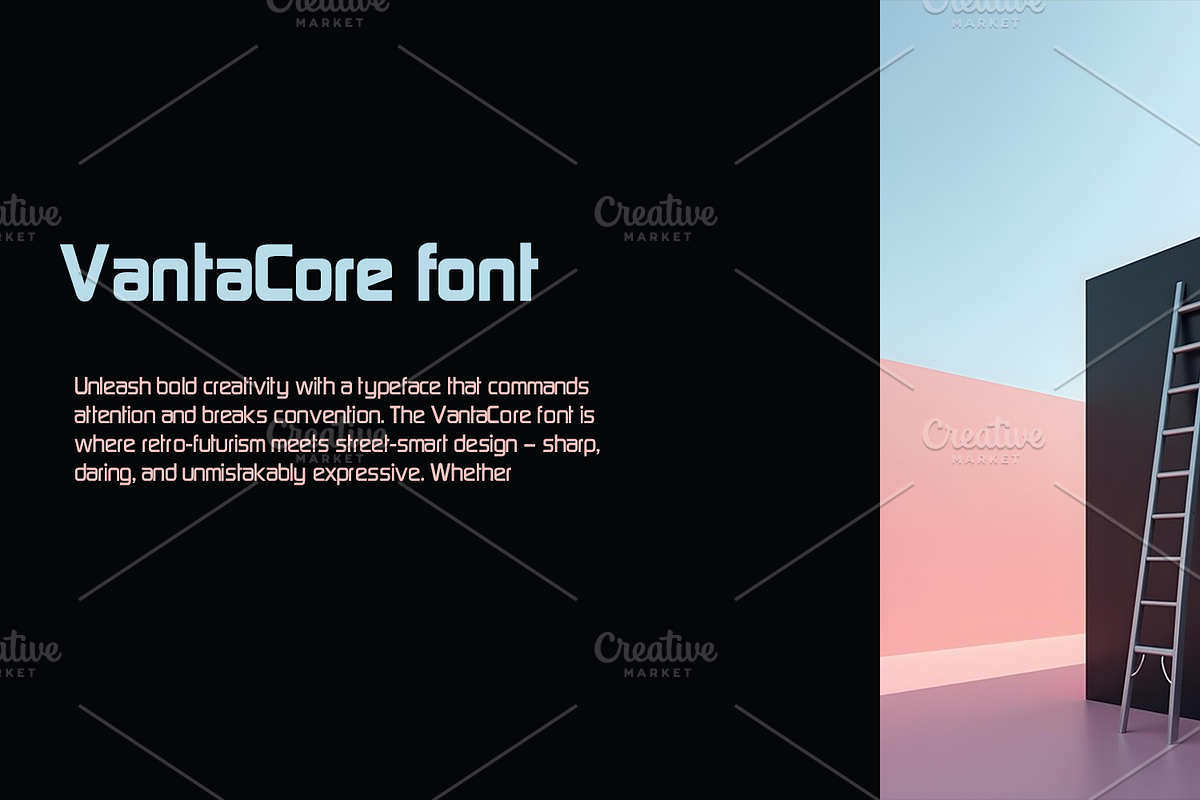 VantaCore font-Regular-085-25, a Font by canve (Photo 1 of 2)