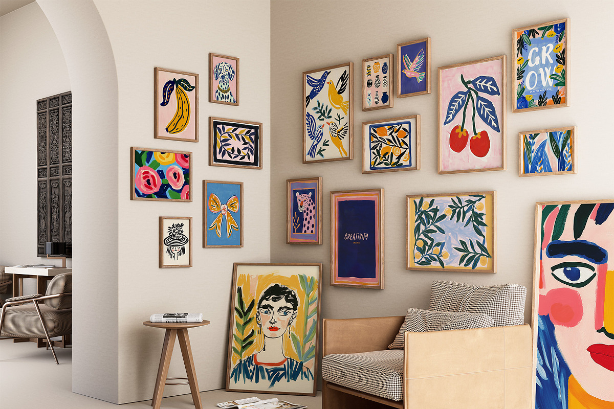 Eclectic Gallery Art - 6 in 1 Bundle, a Background Graphic by Essentially Nomadic (Photo 4 of 21)