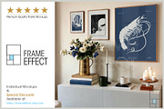 6 Floral Poster Mockups Bundle, a Household Mockup by Frame Effect (Thumbnail 7 of 8)